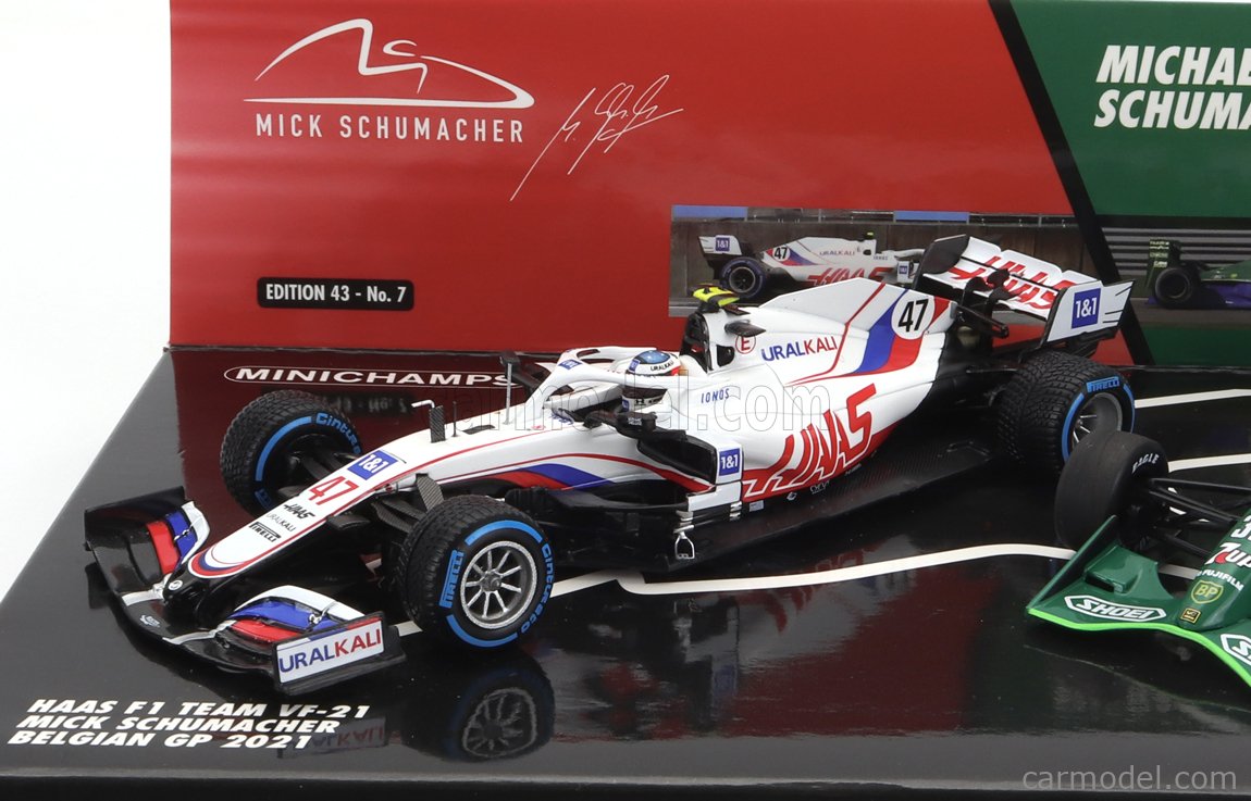 MINICHAMPS 512213247 Scale 1/43 | HAAS F1 SET 2X VF-21 065/6