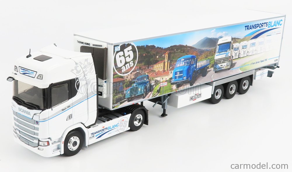 SCANIA - S500 TRUCK SEMI-FRIGO BLANC TRANSPORT 2016