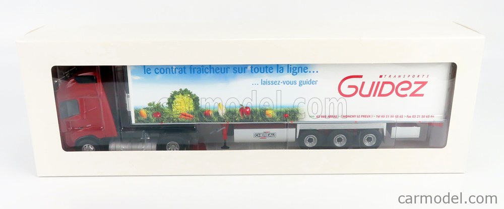 ELIGOR Volvo FH4 Globetrotter + Remorque Cherreau 1/43 - Noir Neuf