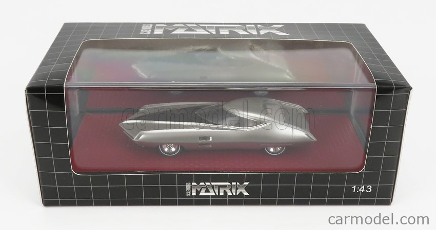 Pontiac Cirrus Concept 1969 - Miniature 1/43 Matrix - Gris - Réf MX51606-021