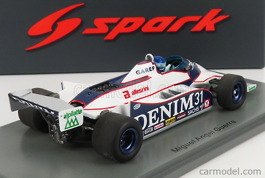 Spark Osella FA1B N°31 – GP San Marino 1981 – Miguel Angel Guerra – 1/43 Prévente