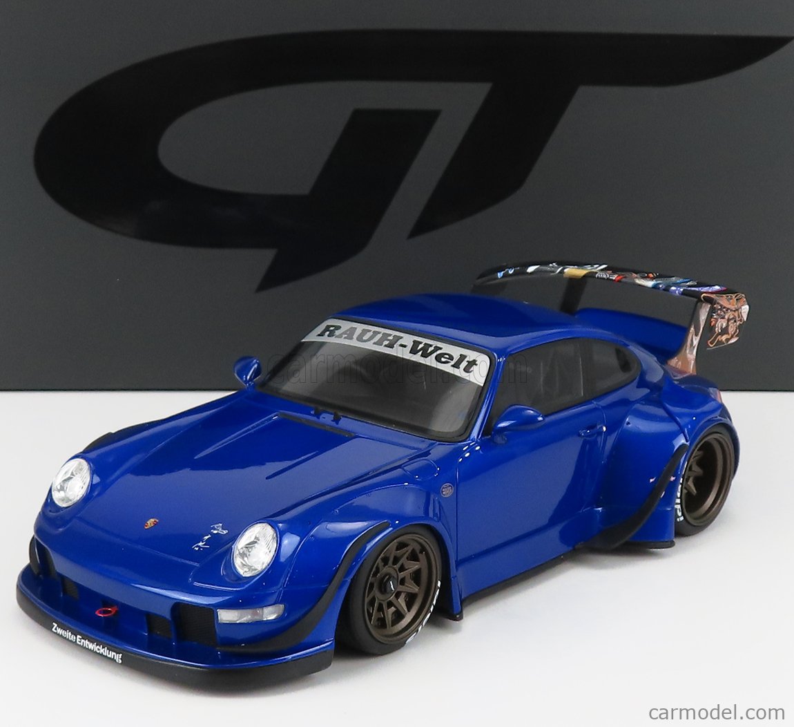 GT-SPIRIT GT857 Scale 1/18  PORSCHE 911 964 RWB BODY KIT TSUBAKI 1992 BLUE