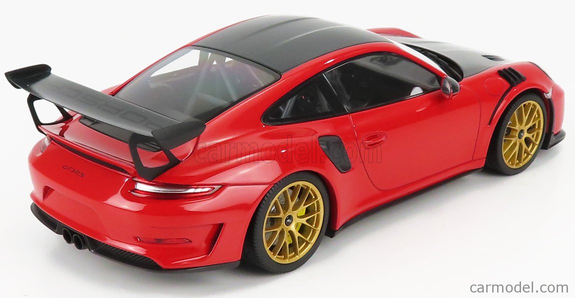 MINICHAMPS 153068236 Scale 1/18 | PORSCHE 911 991-2 GT3 RS WEISSACH ...