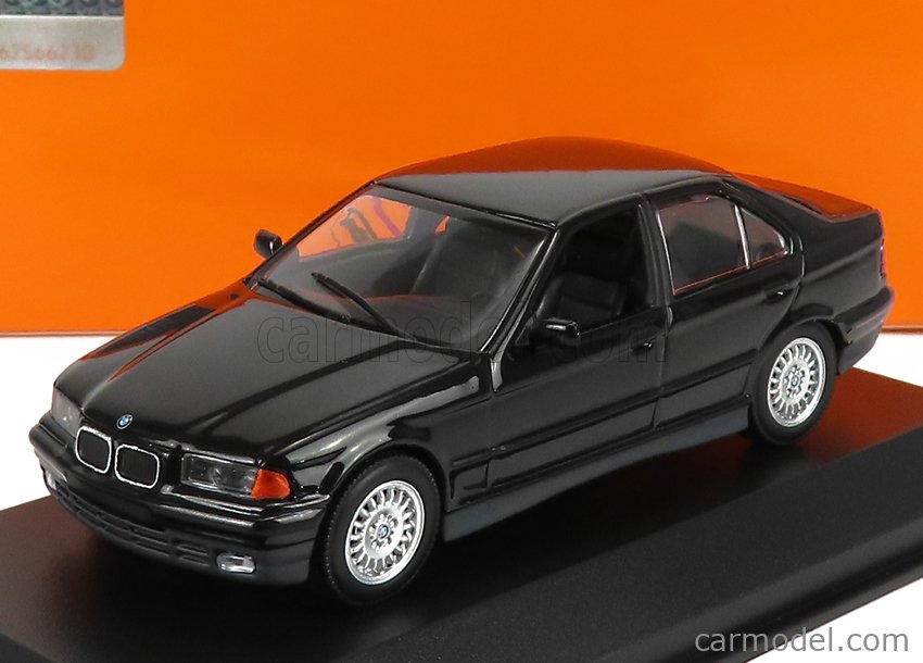 MINICHAMPS 940023301 Scala 1/43 | BMW 3-SERIES (E36) 1991 BLACK MET