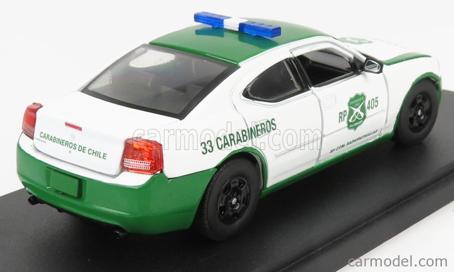 Miniature Dodge Charger 1/64 Greenlight Police Carabineros De Chile