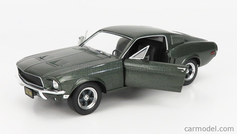 Greenlight X Premium Hobbies Highland Green 1968 Ford Mustang Gt 1