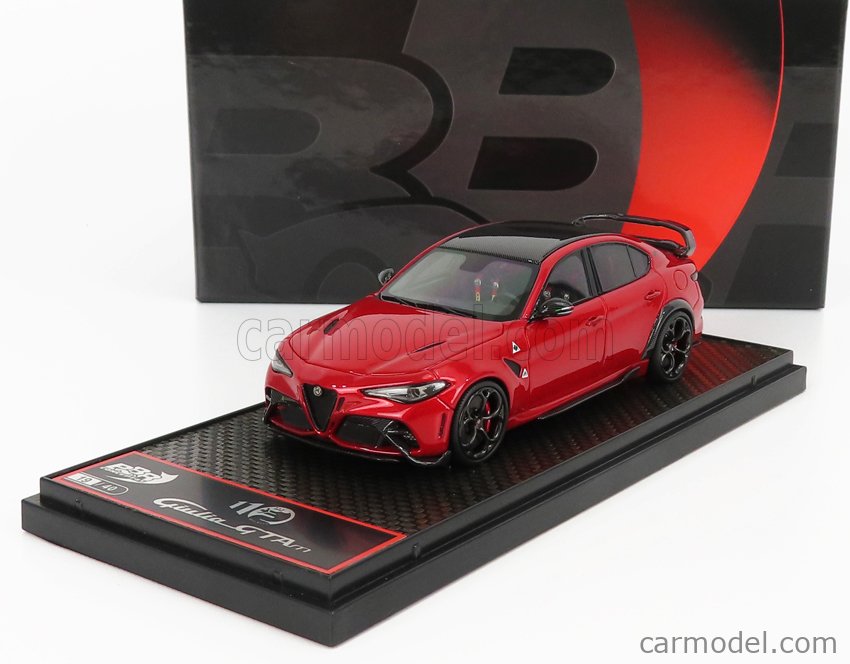 Bburago 1/43 Alfa Romeo Giulia GTAm 2020 Rossa – Modello Diecast Edizione Limitata - Foto 4