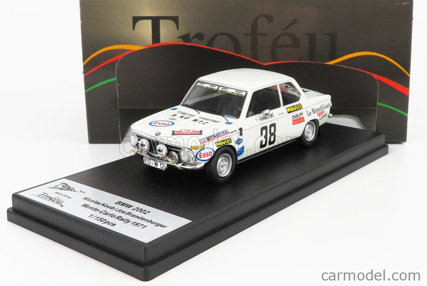 TROFEU TRRFR33 Echelle 1/43 | BMW 2002 N 38 RALLY MONTECARLO