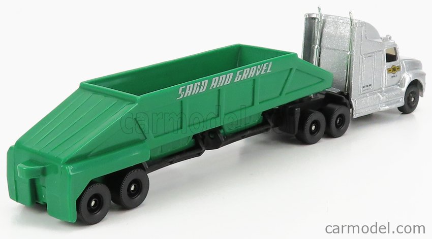 MAISTO 14070 Scale 1/87  MACK TRUCK SAND AND GRAVEL TRANSPORTS 2010 SILVER GREEN