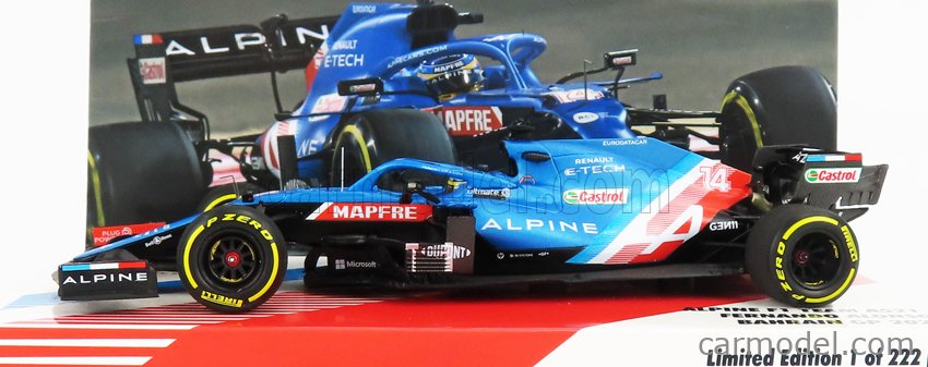 MINICHAMPS 447210114 Scale 1/43 | ALPINE F1 A521 RENAULT E-TECH 20B ...