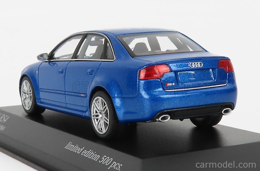 MINICHAMPS 943014603 Scale 1/43 | AUDI A4 RS4 2004 BLUE MET