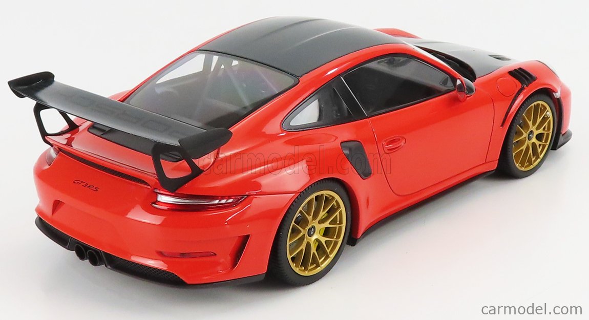 MINICHAMPS 153068227 Scale 1/18 | PORSCHE 911 991-2 GT3 RS WEISSACH ...