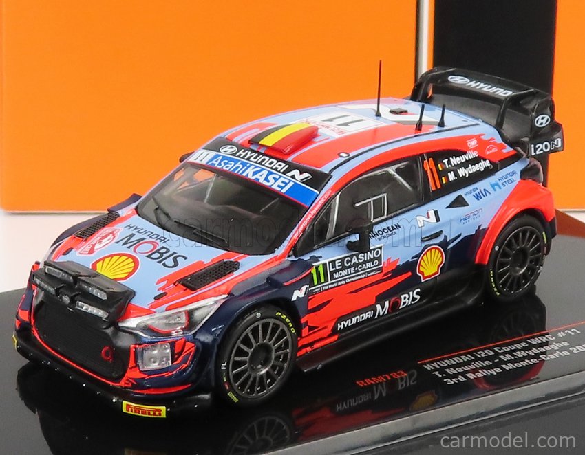 HYUNDAI i20 Coupe WRC #11 1/43スケールミニカー Ixo 1:43 Hyundai i20 N Rally1 #11 Winner rally acropolis