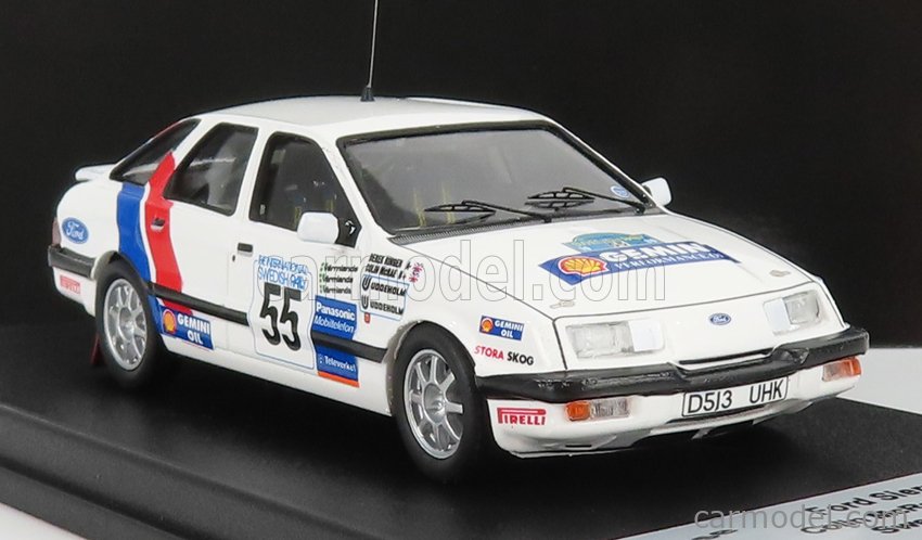 Trofeu Ford England Sierra Rs Cosworth N 19 Rally Nový Zéland 1989 C Mcrae D Ringer 1 43 Biela Modra