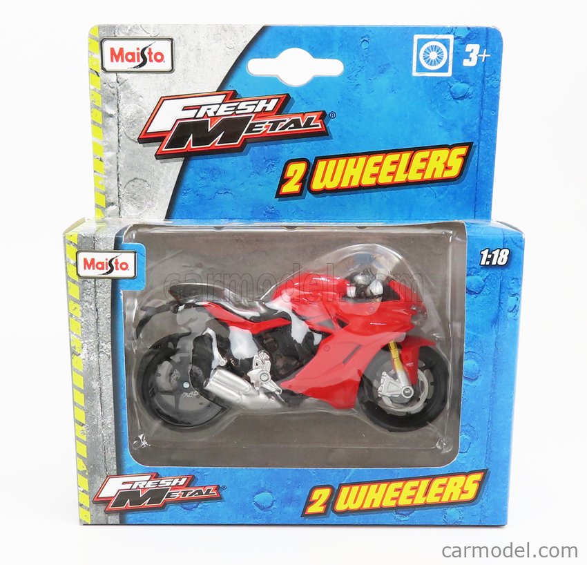 MAISTO 17040R-34035 Scale 1/18 | DUCATI SUPERSPORT S 2017 RED