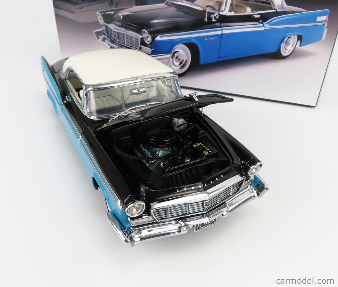 Acme 1/18 – Chrysler St. Regis 1956 – Bleu Stardust/Noir – Neuf