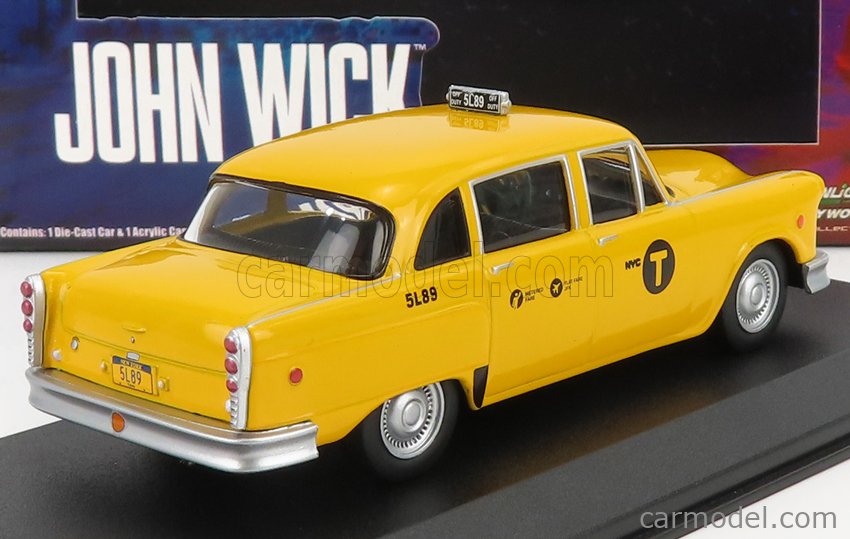 1/18 チェッカーマラソン　ニューヨークタクシー仕様 1/18 Scale Die Cast Metal NYC Checker Marathon Yellow Taxi