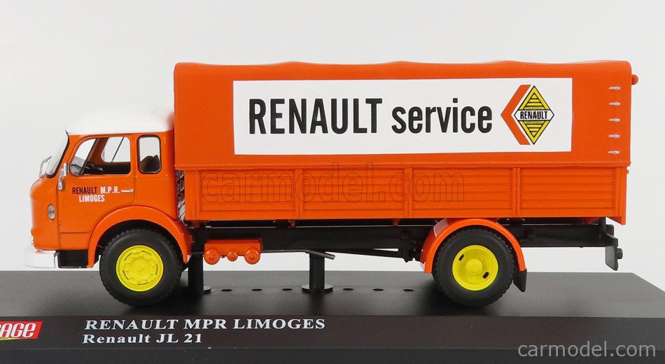 RENAULT Galion Sablière Bennes Rousseau IXO Garage Moderne 1/43 en blister