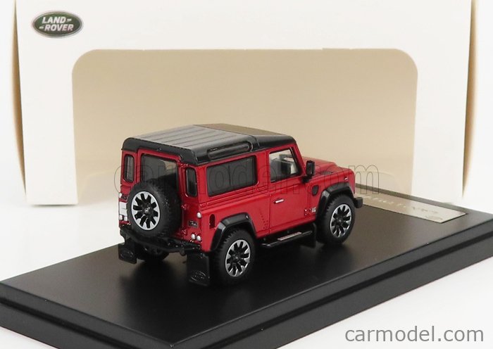 LCD-MODEL LCD64016-RE Scale 1/64  LAND ROVER DEFENDER 90 WORKS V8 70th EDITION 2018 RED