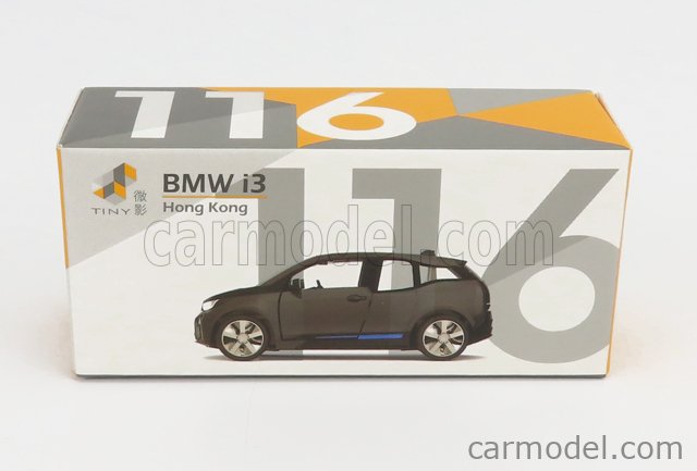 TINY TOYS ATC64397 Echelle 1/64  BMW i3 ELECTRIC CAR (B39) 2014 MINERAL GREY