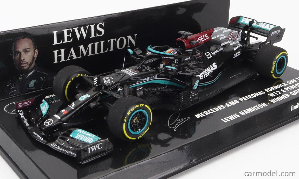 MERCEDES GP - F1 W12 MERCEDES M12 EQ POWER+ TEAM AMG PETRONAS MOTORSPORT  FORMULA ONE N 44 WINNER BAHRAIN GP 2021 LEWIS HAMILTON