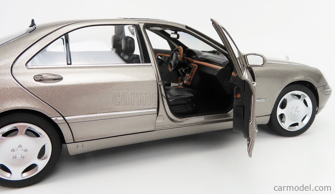 Norev 1:18 Mercedes-Benz S 600 (V220) Año de construcción 2000-2005 plata  cubanita B66040660 modelo coche B66040660