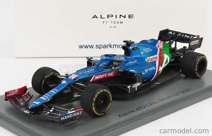 SPARK-MODEL S7858 Scale 1/43 | RENAULT F1 A521 RENAULT E-TECH 20B TEAM ...