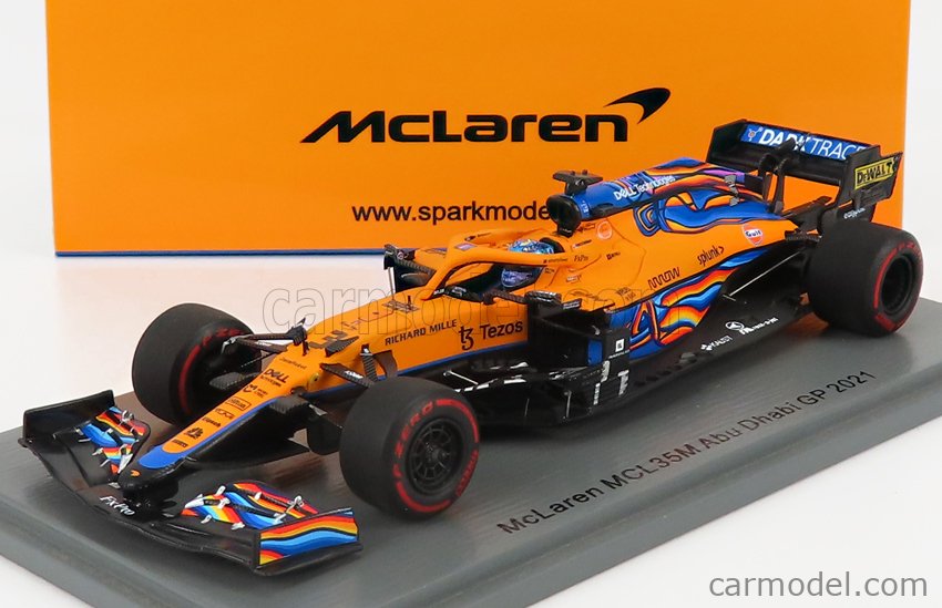 McLAREN - F1 MCL35L MERCEDES M12 EQ POWER+ TEAM MCLAREN N 3 ABU DHABI GP  2021 DANIEL RICCIARDO