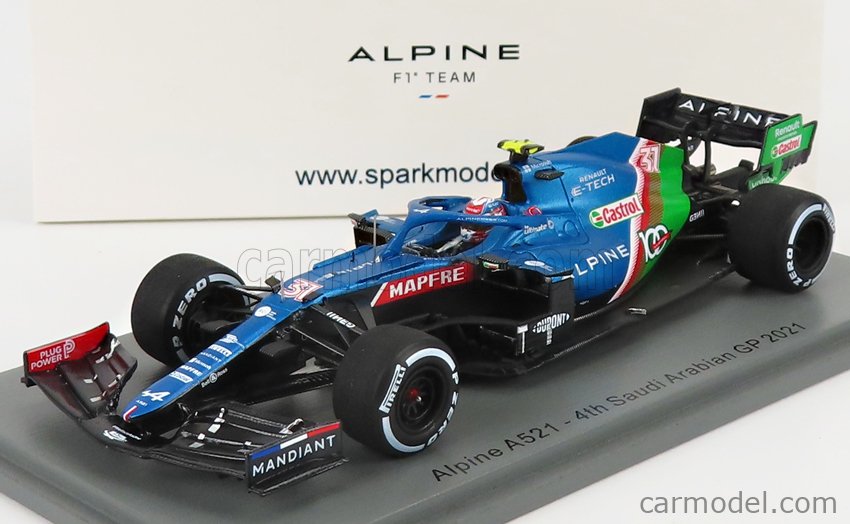Spark S7852 - Alpine A521 #31 Alpine F1 Team GP d'Arabie Saoudite 2021 E. Ocon
