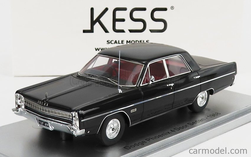 KESS-MODEL KE43034010 Echelle 1/43  DODGE PHOENIX 4-DOOR SEDAN 1968 BLACK
