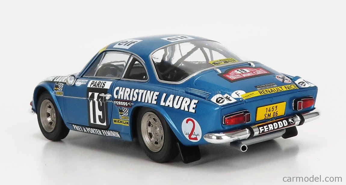 SOLIDO 1804204 Echelle 1/18 | ALPINE A110 ALPINE 1600SC N 19 RALLY