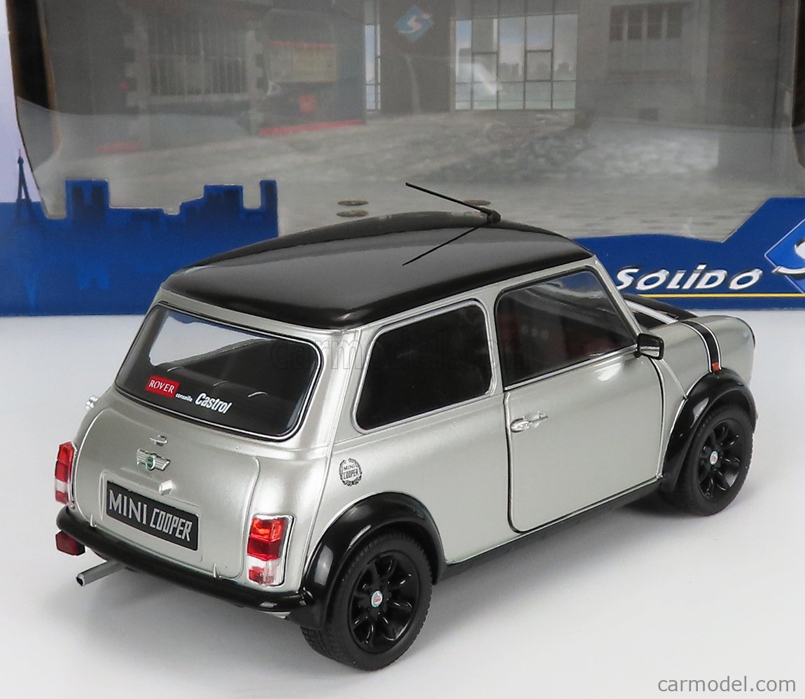 SOLIDO 1800608 Scale 1/18 | MINI COOPER SPORT 1998 PLATINUM SILVER