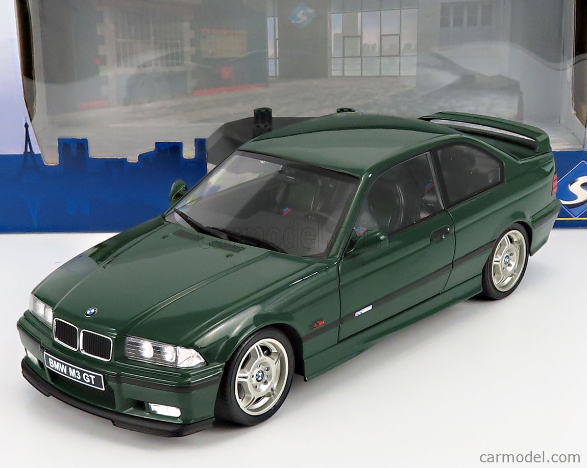 SOLIDO 1803907 Scale 1/18  BMW 3-SERIES E36 COUPE M3 GT COUPE 1995 GREEN