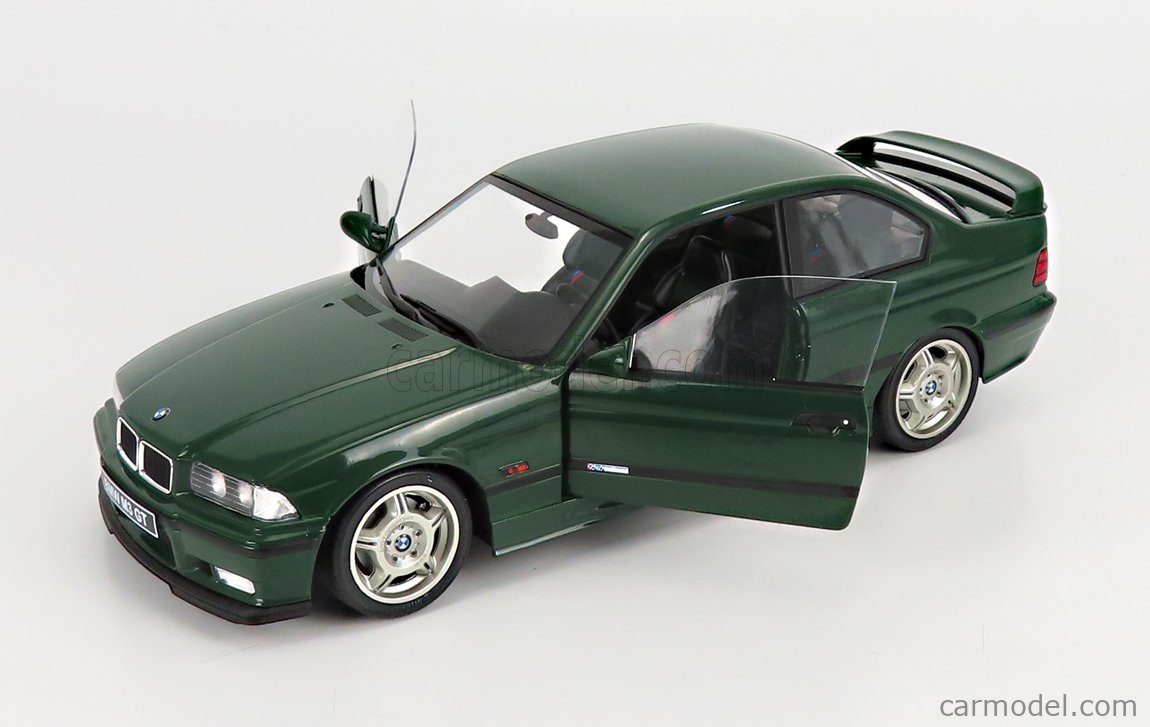 SOLIDO 1803907 Scale 1/18  BMW 3-SERIES E36 COUPE M3 GT COUPE 1995 GREEN