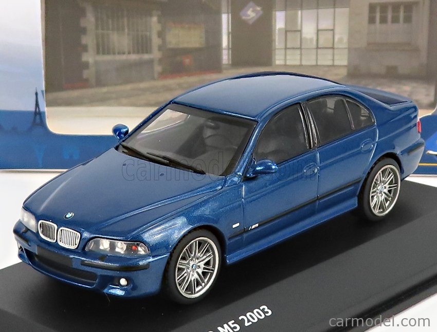 SOLIDO 4310501 Masstab: 1/43  BMW 5-SERIES M5 5.0L V8 32V (E39) 2003 BLUE