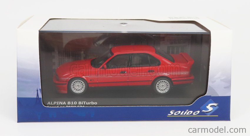 SOLIDO 4310402 Scale 1/43  BMW 5-SERIES ALPINA B10 (E34) 1994 RED