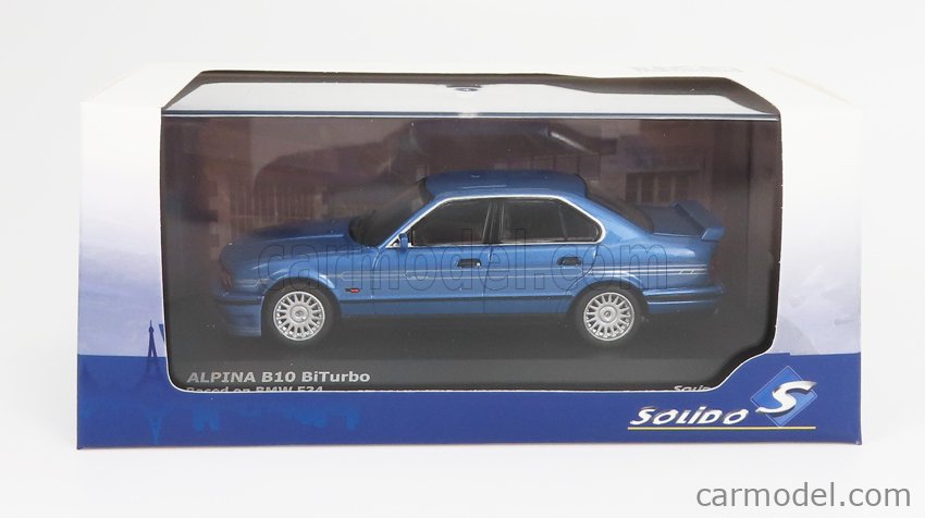 SOLIDO 4310401 Scale 1/43  BMW 5-SERIES ALPINA B10 (E34) 1994 ALPINA BLUE