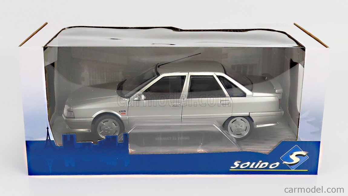SOLIDO 1807702 Scale 1/18  RENAULT R21 TURBO MKII 1988 GREY