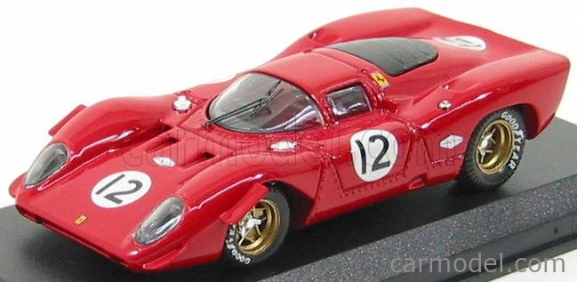 BEST-MODEL 9180 Scale 1/43 | FERRARI 312P COUPE N 12 BRIDGEHAMPTOM 1969 ...