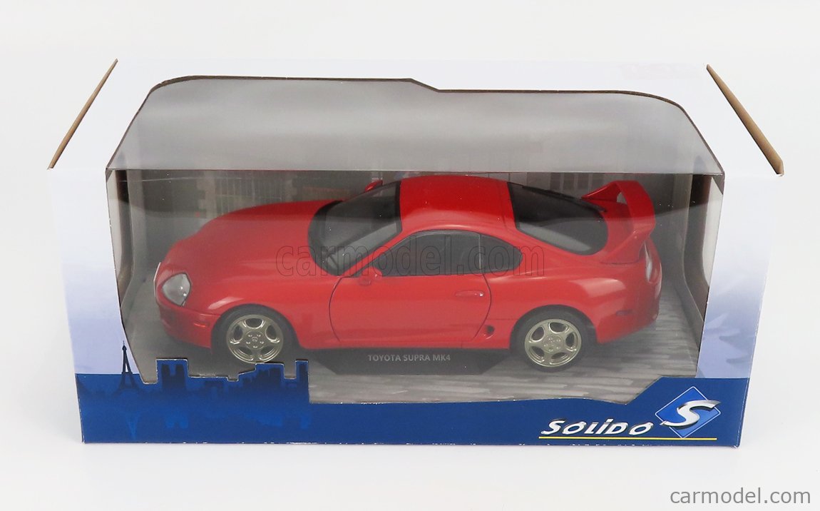 SOLIDO 1807601 Scale 1/18 | TOYOTA SUPRA MKIV (A80) COUPE 1993 RED