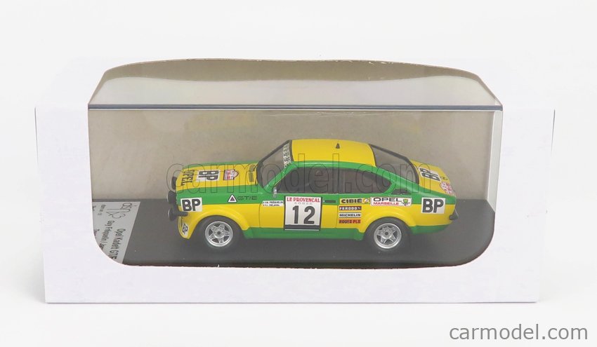 Trofeu Spark Opel Kadett GT/E BP Tour De Corse 76 N°12 Frequelin - Résine 1/43 - Prévente