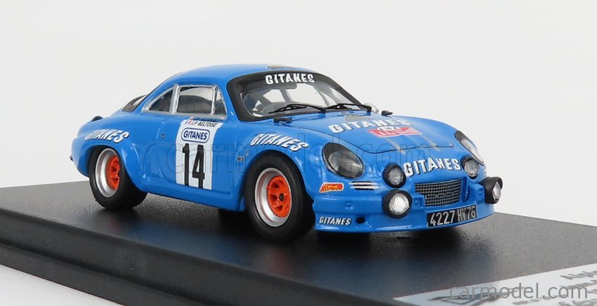 Miniature Alpine Renault A110 Beltoise - 24H Chamonix Cofradis Trofeu - Échelle 1/43 - Réf COF09