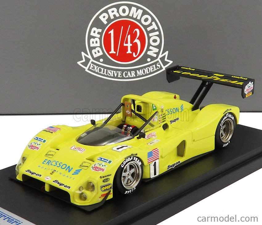 Miniature Ferrari 333 SP/95 #1 Le Mans 1995 - BBR 1/43 - Neuve BG88