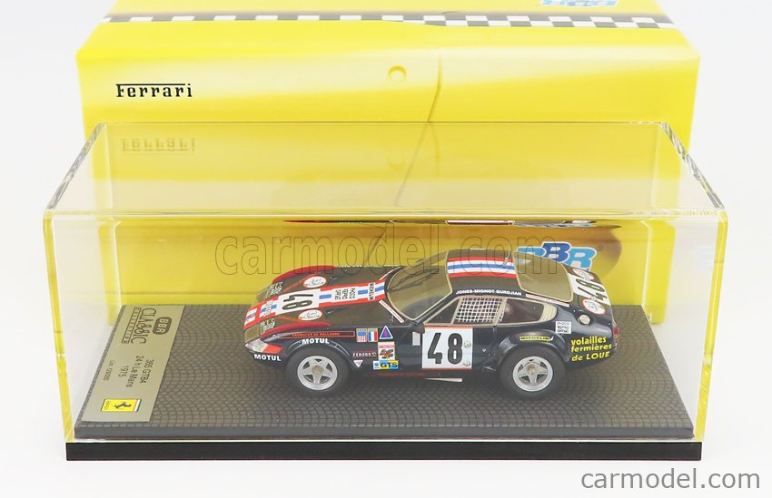 FERRARI 365 GTB/4 DAYTONA 4.4L V12 – Écurie Francorchamps N°47 – Top Model 1/43