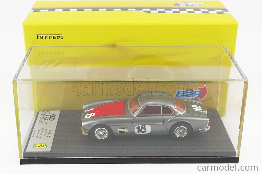 BBR-MODELS BC57 Scale 1/43 | FERRARI 250 GTZ ch.0537GT N 18 ROME ITALY ...