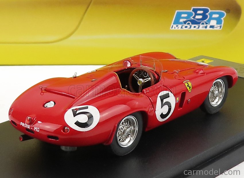 FERRARI - 121 LM 4.4L SPIDER TEAM SCUDERIA FERRARI N 5 24h LE MANS 1955  M.TRINTIGNANT - H.SCHELL