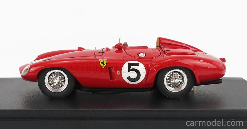 FERRARI - 121 LM 4.4L SPIDER TEAM SCUDERIA FERRARI N 5 24h LE MANS 1955  M.TRINTIGNANT - H.SCHELL