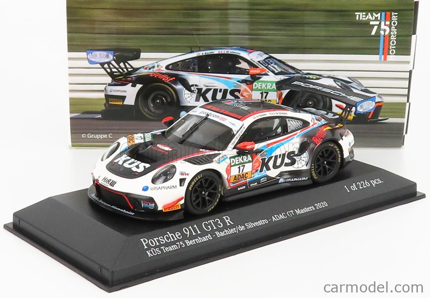 Porsche 911 GT3 R #17 ADAC GT Masters 2020 KÜS Team75 Bellof Ixo 1:43, • Ceny, Recenzie