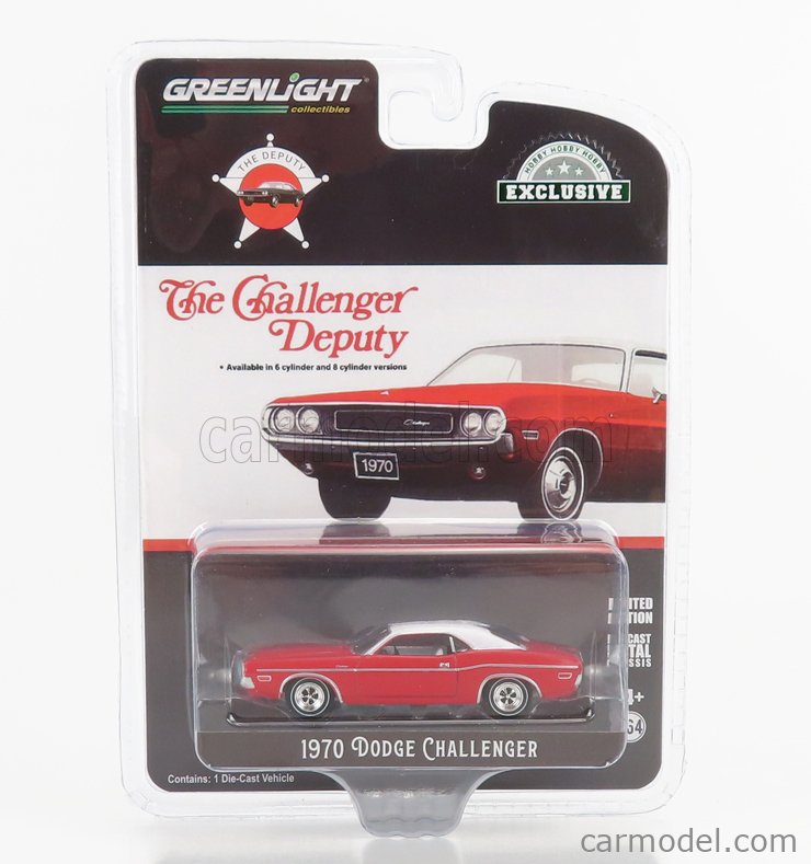 GREENLIGHT 30313 Scale 1/64 | DODGE CHALLENGER COUPE THE CHALLENGER ...