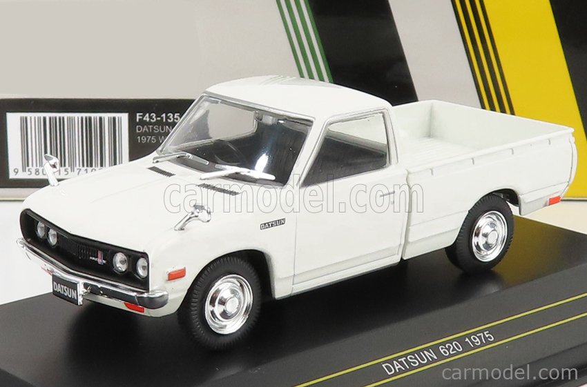 FIRST 43 1/43 Datsun 620 1975 White finished product 